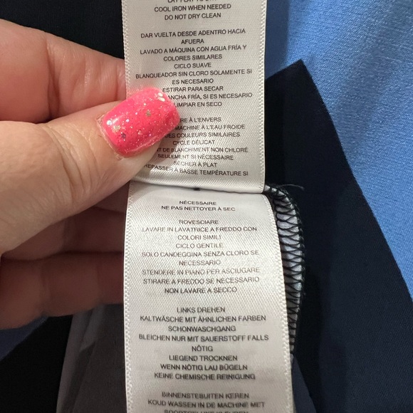 #9 Michael Kors Chevron Dress Black & Blue - Picture 8 of 8